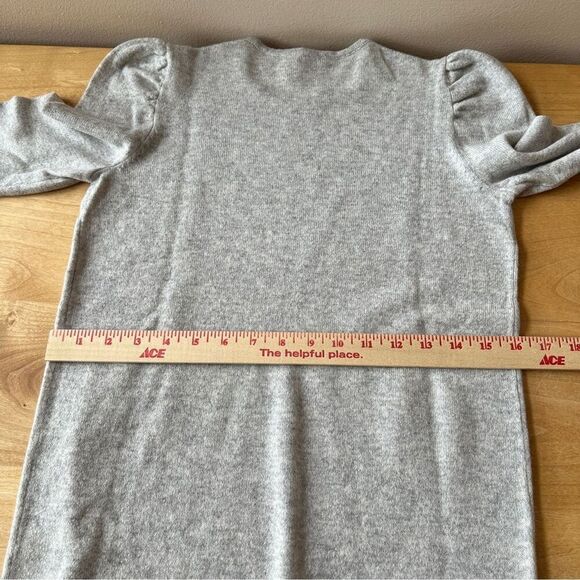 J MCLAUGHLIN WYNN CASHMERE SWEATER NWOT XS GRAY PUFF SLEEVE LUXURY MINIMALIST - Picture 8 of 12
